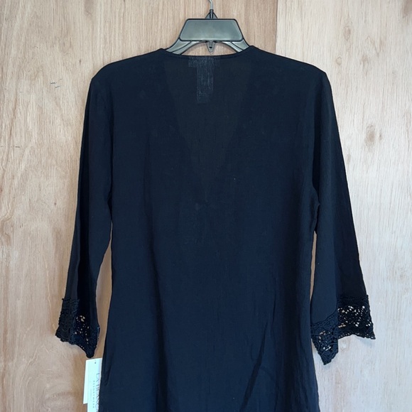 La Blanca Island Fare V- Neck Tunic Cover Up Sz Extra Small - Picture 6 of 10